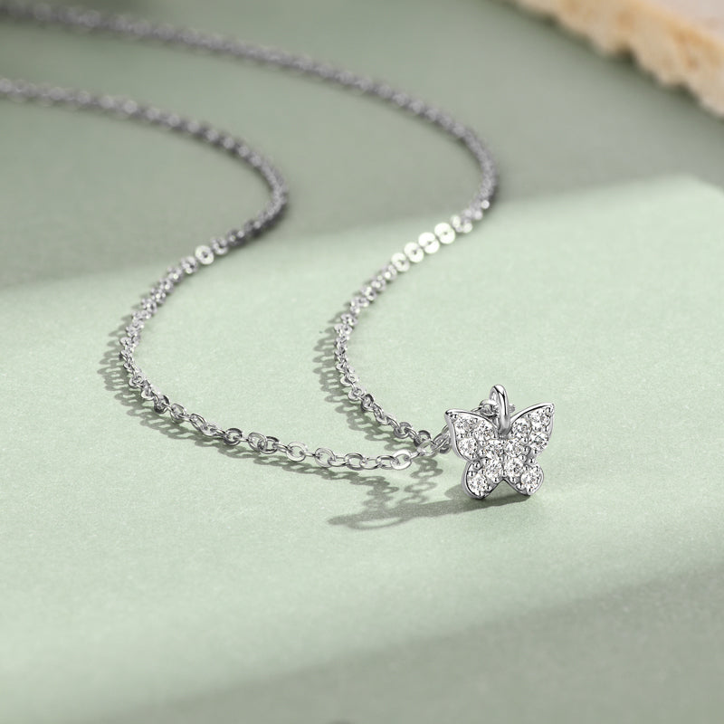 Mystical Misty Butterfly Necklace