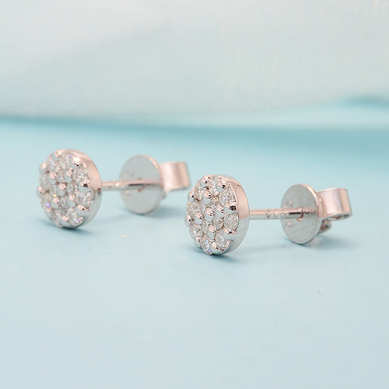 Diamond Dome Earrings